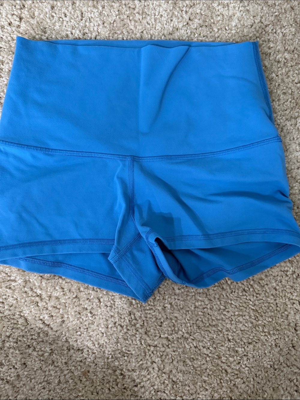 Lululemon blue boogie shorts - size 6